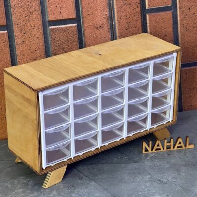 مقسم ۲۰ کشو ساده چوبی کد ۱۵۴۳