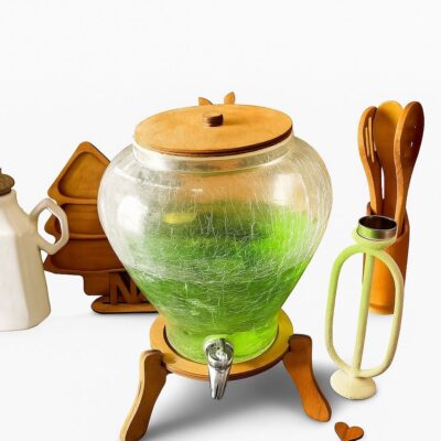 کلمن صدف جدید چوب و شیشه پلای وود کد 1918