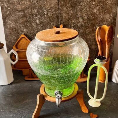 کلمن صدف جدید چوب و شیشه پلای وود کد 1918