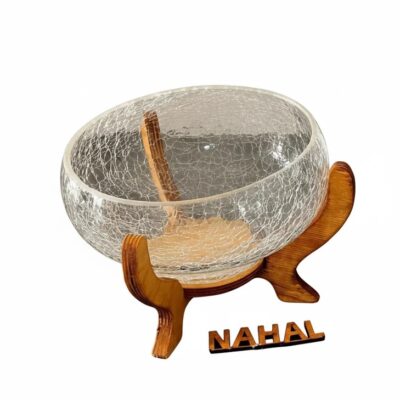 آجیل‌ خوری کویین ۳ پایه کوتاه چوبی پلای‌وود روسی – کد ۱۶۴۳